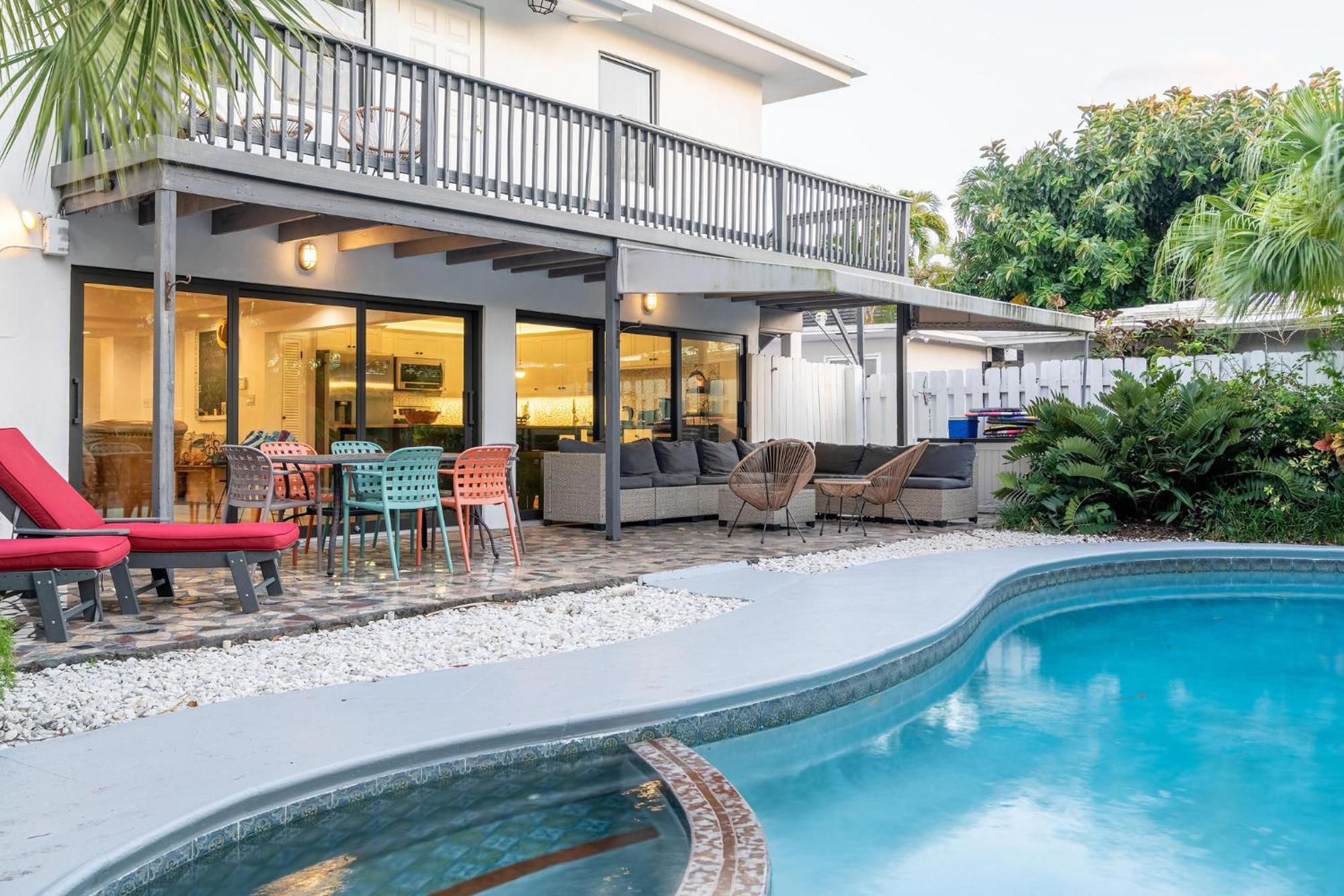 4 Bed/4,5 Bath Beach House ฟอร์ต ลอเดอร์เดล ภายนอก รูปภาพ